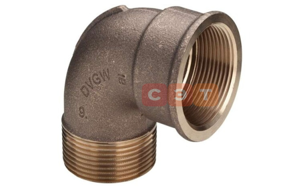 Угол бронзовый ВР-НР  1/2" (Viega)